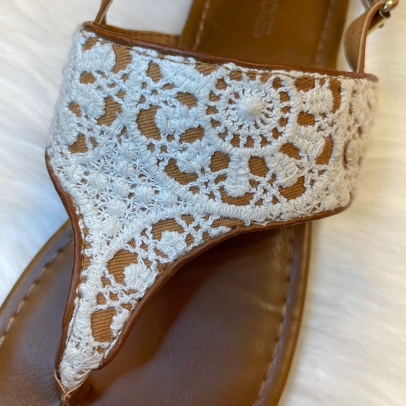 Cherokee Girls Sweet Summer Lace Sandals Size 4 - Picture 7 of 7